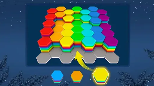 Скриншот 1 — Hexa Master 3D - Color Sort