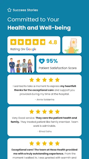 Скриншот 1 — HexaHealth: Surgery Simplified