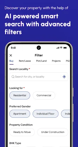 Скриншот 6 — HexaHome: Buy, Rent, Sell & PG