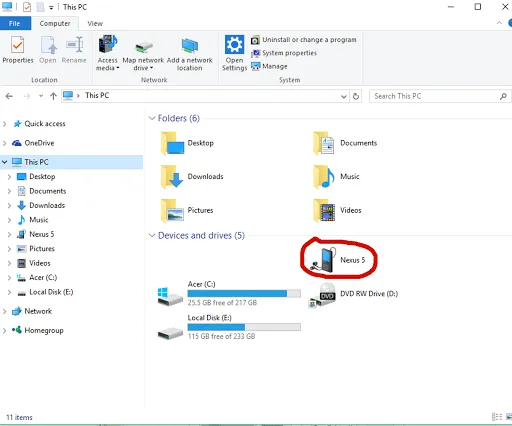 Скриншот 3 — USB Driver для Android