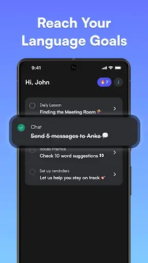 Скриншот 7 — Heylama: AI Language Learning