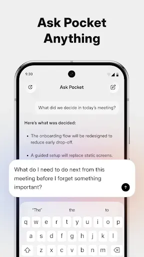 Скриншот 4 — Pocket - AI Personal Assistant