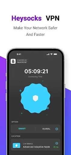 Скриншот 1 — Heysocks VPN - Fast and stable