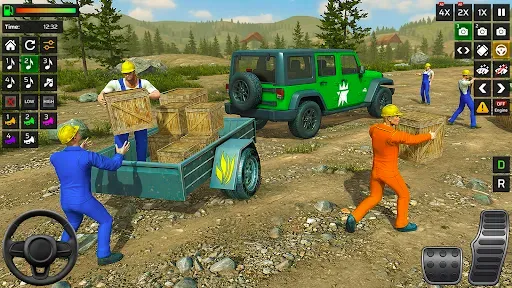 Скриншот 3 — Jeep Simulator Cargo jeep Game