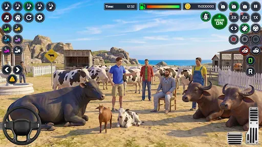 Скриншот 1 — My Animal Transport Truck 3D