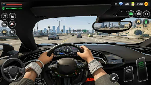 Скриншот 5 — US Car Drive Simulator offline