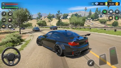 Скриншот 6 — US Car Drive Simulator offline