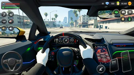 Скриншот 7 — US Car Drive Simulator offline
