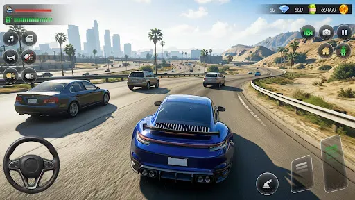 Скриншот 8 — US Car Drive Simulator offline