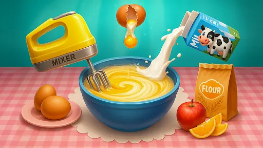 Скриншот 1 — Cake Maker DIY: Baking Games
