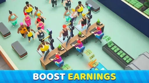 Скриншот 2 — Fitness Club Tycoon