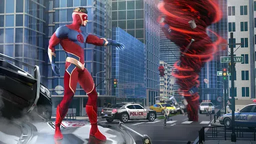 Скриншот 1 — Hurricane Superhero Tornado