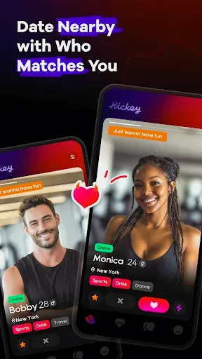Скриншот 1 — Local Dating Fun Chat - Hickey
