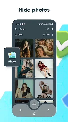 Скриншот 1 — HideS: Lock Video, Hide Photo