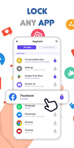 Скриншот 5 — App Lock - Applock Fingerprint