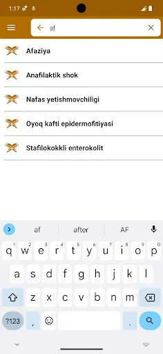 Скриншот 2 — Barcha Kasalliklar