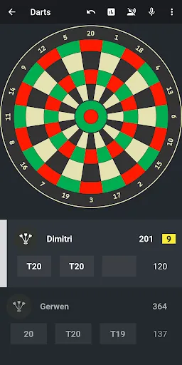 Скриншот 1 — DARTS Scoreboard 2026
