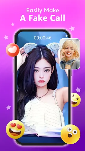 Скриншот 7 — Idol Prank Video Call & Chat