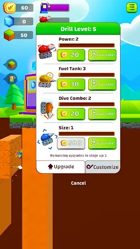 Скриншот 3 — Ground Digger: Lava Hole Drill