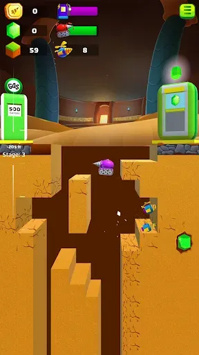 Скриншот 5 — Ground Digger: Lava Hole Drill