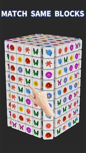 Скриншот 1 — Мастер кубиков 3D - Три в ряд