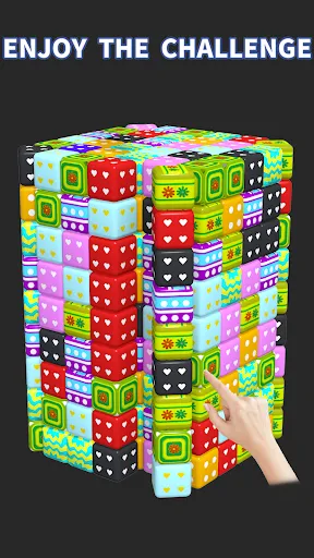 Скриншот 2 — Мастер кубиков 3D - Три в ряд