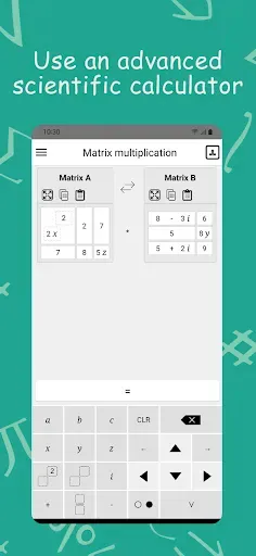 Скриншот 1 — Matrix operations