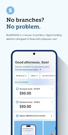 Скриншот 1 — BankMobile