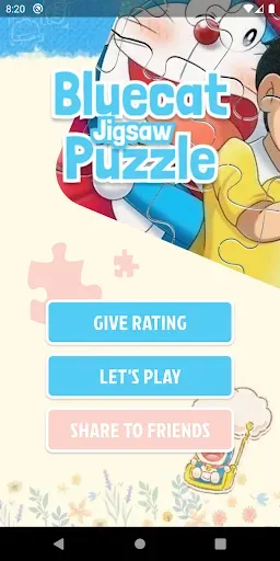 Скриншот 2 — Bluecat Cartoon Jigsaw Puzzle 