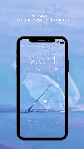 Скриншот 4 — Blue Aesthetic Wallpaper HD 4K