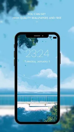 Скриншот 5 — Blue Aesthetic Wallpaper HD 4K