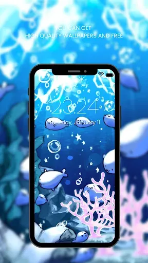Скриншот 8 — Blue Aesthetic Wallpaper HD 4K