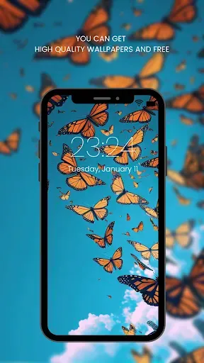 Скриншот 2 — Butterfly Wallpaper HD