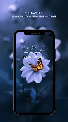 Скриншот 6 — Butterfly Wallpaper HD
