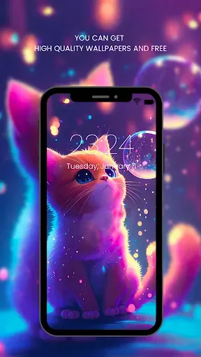 Скриншот 3 — Cute Cat Wallpaper HD