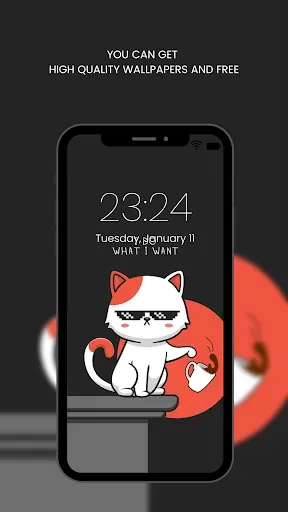 Скриншот 5 — Cute Cat Wallpaper HD