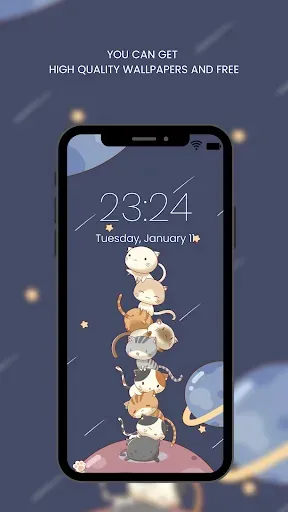 Скриншот 6 — Cute Cat Wallpaper HD