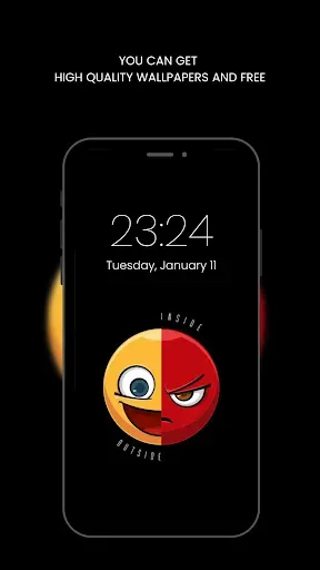 Скриншот 2 — Cute Emoji Wallpaper HD