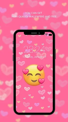 Скриншот 3 — Cute Emoji Wallpaper HD