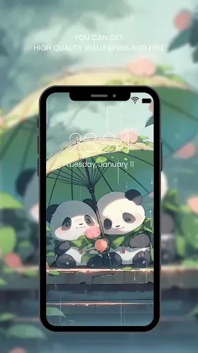 Скриншот 3 — Cute Panda Wallpaper HD