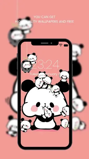 Скриншот 8 — Cute Panda Wallpaper HD