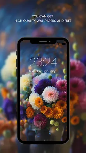 Скриншот 2 — Flower Wallpaper HD