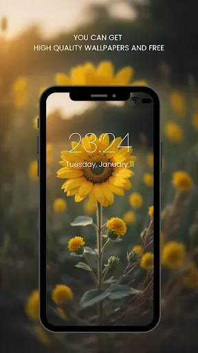Скриншот 3 — Flower Wallpaper HD