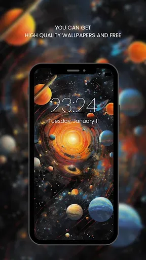 Скриншот 1 — Galaxy Wallpaper HD