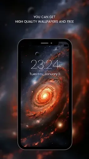 Скриншот 2 — Galaxy Wallpaper HD