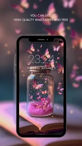 Скриншот 2 — Cute Girly Wallpaper HD