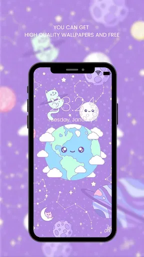 Скриншот 7 — Cute Girly Wallpaper HD