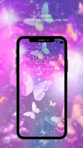 Скриншот 1 — Glitter Wallpapers Sparkling