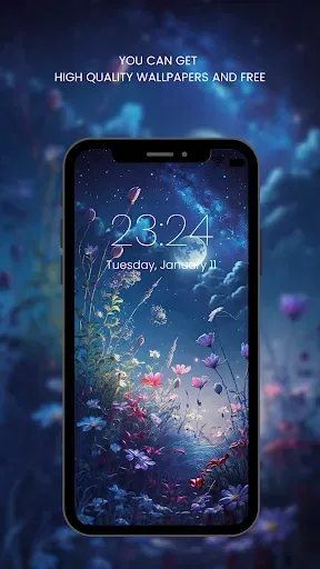 Скриншот 3 — Glitter Wallpapers Sparkling