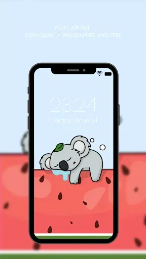 Скриншот 4 — Cute Kawaii Wallpaper HD